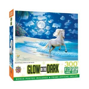 MasterPieces Moonlitt Dance 300 Piece EZ Grip Glow in the Dark Jigsaw Puzzle NEW